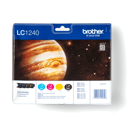 Tinte Brother LC-1240 VALBPDR Multipack (C/M/Y/BK)